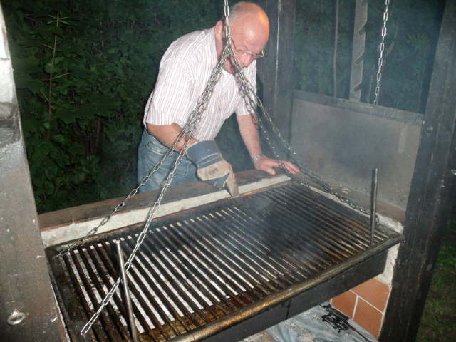 Grillen vorbei, sauber machen ..